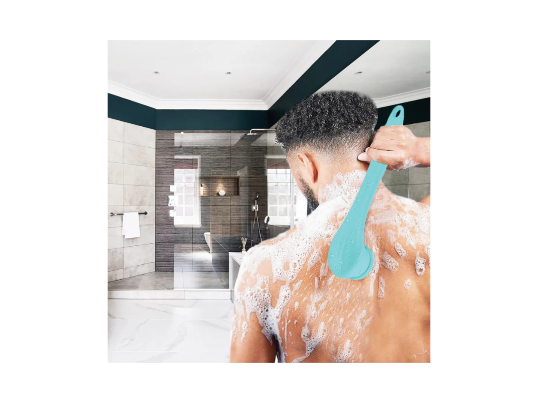 Porodo Lifestyle Electric Body Brush - Blue | Exfoliate & Massage Porodo Lifestyle Electric Body Brush - Blue | Exfoliate & Massage